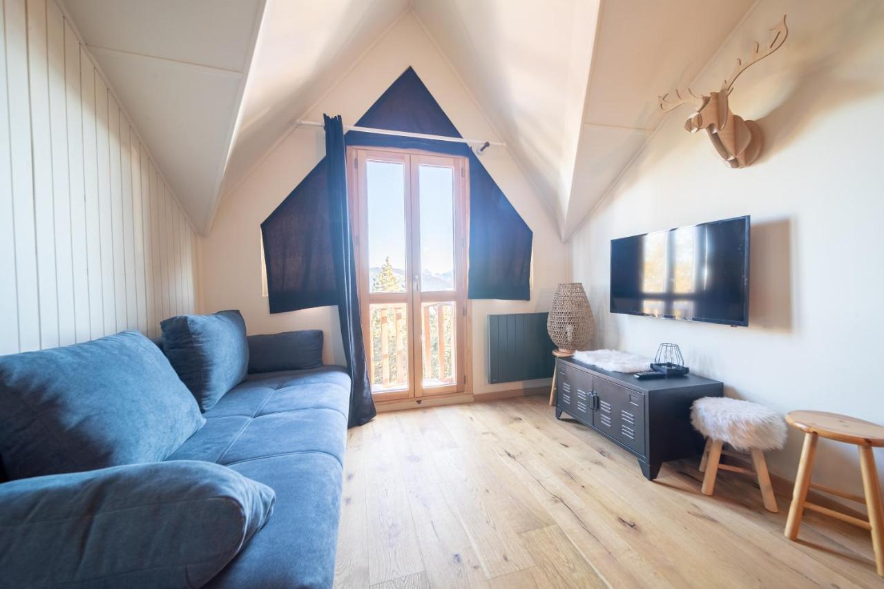 Le Cerf - Duplex Avec Superbe Vue Montagne Apartment Les Angles  Exterior photo